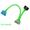 COOLERMASTER 60CM UV GREEN ROUNDED IDE CABLE