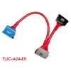COOLERMASTER 60CM UV RED ROUNDED IDE CABLE