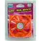 80mm Case Fan SILENT CFM UV Orange