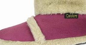 Coolers New Ladies Slippers Cooler Snugg Boot 316 Fuchsia UK 5-6