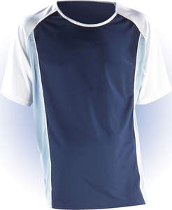 T-Shirt, navy, in various sizes