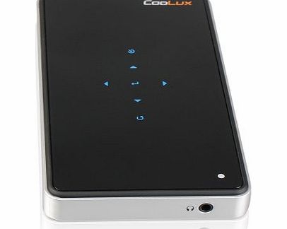 COOLUX MINI PROJECTOR Q6-BZ LED Pico Mini HDMI Pocket Projector DLP 300 Lumens 854*480 Support 1080p Wifi Display for Iphone, Andorid Phone, PC BY PARTS CITY