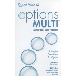 Cooper Vision Options Multi Contact Lens Care Program 3x250ml (3 Months Supply)