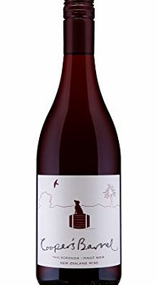 Coopers Barrel Pinot Noir Marlborough New Zealand Case of 12 bottles
