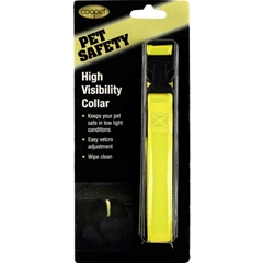 Coopet Large-Extra Large Hi-Vis Reflective Dog Collar 42-65cm (16-25in) by Coopet