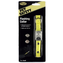 Coopet Medium / Large Flashing Reflective Collar for Dogs 35-51cm (13.75-20in) by Coopet