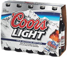 Coors Fine Light Beer (10x275ml) Cheapest in