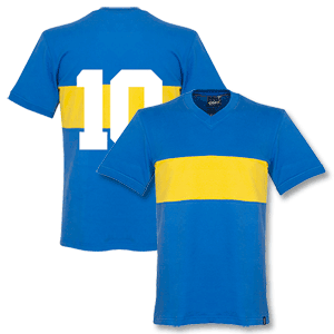 1960s Boca Juniors Retro Shirt + No 10