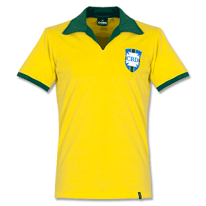 Copa 1960s Brazil Home Retro Shirt