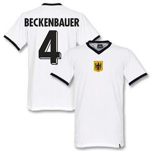 1970s West Germany Retro Shirt + Beckenbauer 4