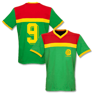 1989 Cameroon Retro Shirt + No 9