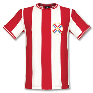 Copa Classic 1970and#39;s Paraguay Home Retro Shirt