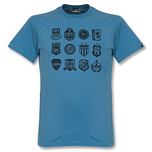 Copa Crests T-Shirt - Faded Blue