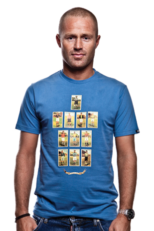 COPA Fashion Range  COPA Football Association T-Shirt // Faded Blue