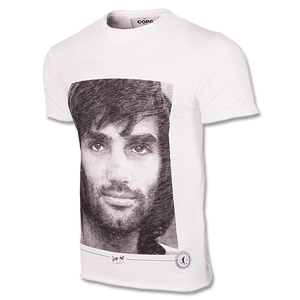 Copa George Best Portrait T-Shirt - White