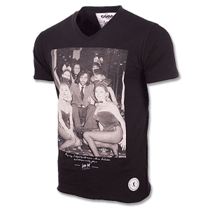 Copa Playboy Bunnies V-Neck T-Shirt - Black