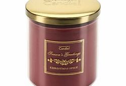 Copenhagen candles Christmas spice large glass candle