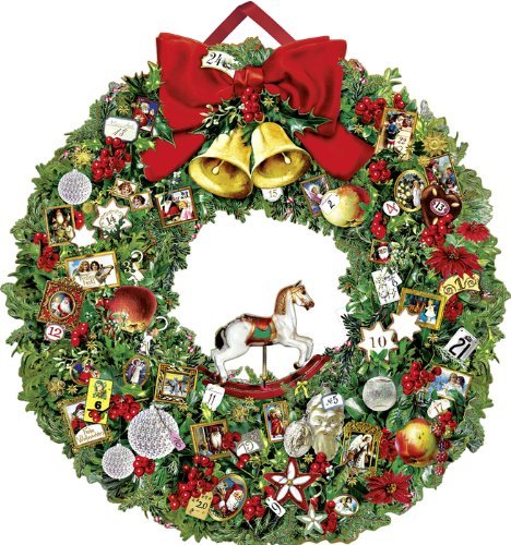 Coppenrath Christmassy Wreath Traditional Card Christmas Advent Calendar