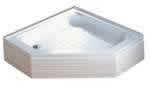 900mm Pentagon Shower Tray