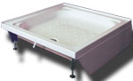 Coram Corner Shower Tray 760 x 760 2 Upstands / 2 Panels