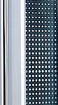 Coram Optima Inline Panel 1000mm / Silver Frame / Striped Glass