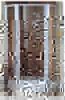 Coram Pentagon 900mm Plain Glass Polished Silver Frame