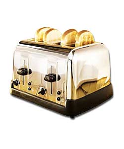 Cordon Bleu 4 Slot Stainless Steel Toaster