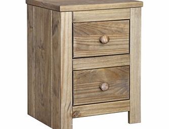 Core Products 2 Drawer Petite Bedside Cabinet