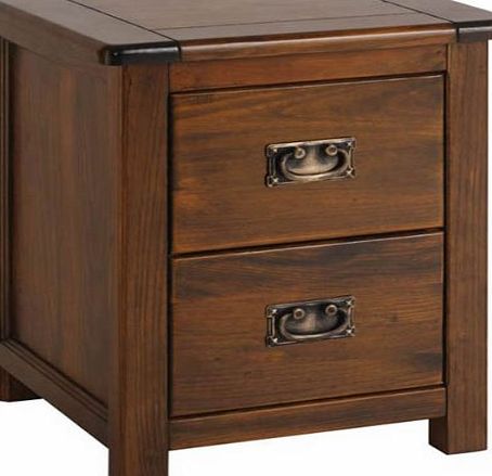 Products Boston 2 Drawer Bedside Cabinet