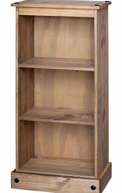 Corona Low Narrow Bookcase