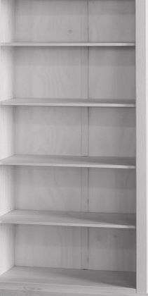 Core Products Corona Tall Bookcase in Whitewash