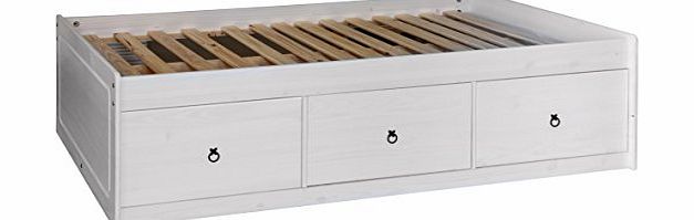 Core Products Corona White Washed CRW800 Bed Cabin