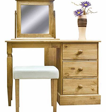 Core Products Cotswold CT318 Single Pedestal Dressing Table