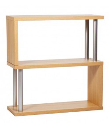 Core Products Madison S Storage Low Wide Bookcase In Oak