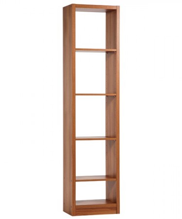 Madison Tall Narrow Bookcase In Walnut
