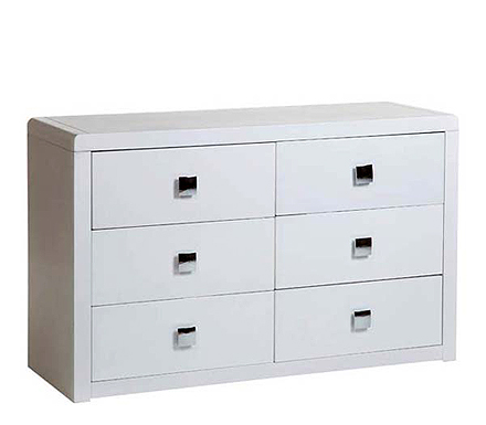 Core Products Reya White 3 3 Drawer Chest - WHILE STOCKS LAST!