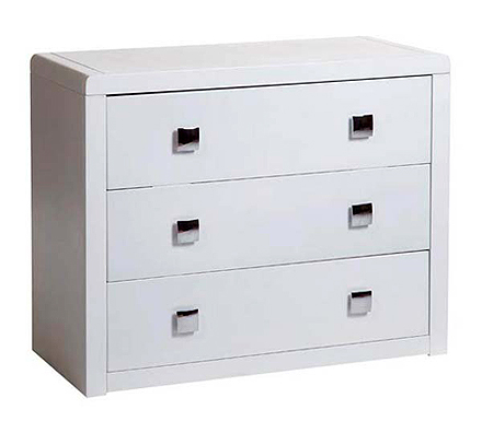 Core Products Reya White 3 Drawer Chest - WHILE STOCKS LAST!