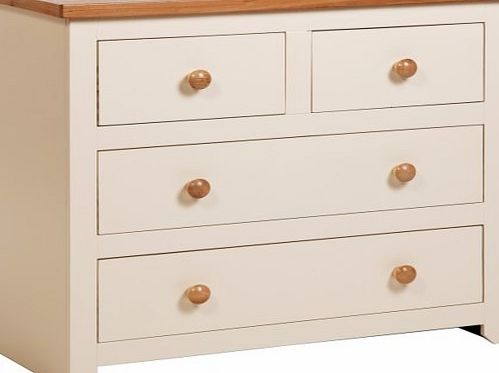 Town 2+2 Chest of Drawers in Cream