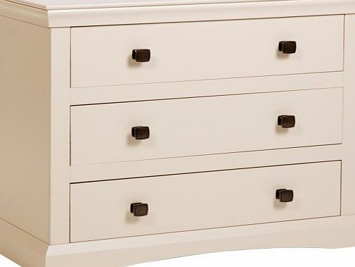 Victoria 3 Drawer Chest in Cream