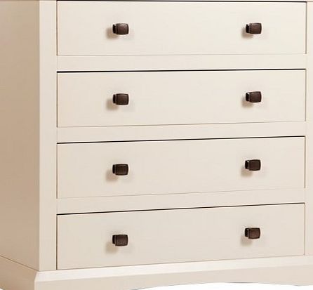 Core Products Victoria 4 Drawer Chest in Cream