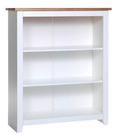 Core Products White Low bookcase