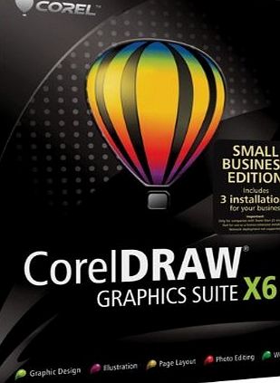 Corel RAW Graphics Suite X6 - Small Business Edition, 3 licence version, (PC)