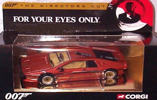 Corgi  james bond 007 for your eyes only lotus esprit turbo the directors cut car 1.36 scale diecast model