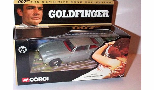 Corgi  james bond goldfinger aston martin DB5 car the definitive collection 1.36 scale diecast model