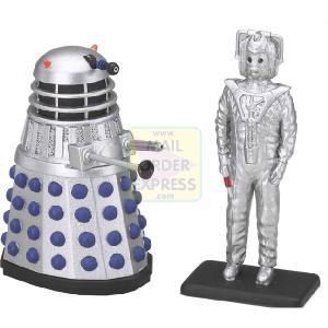 Corgi Dr Who Dalek and Cyberman