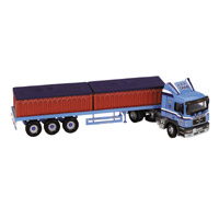 MAN Flatbed Trailer & Container Load - A.R.R. Craib