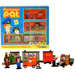 Postman Pat Die-Cast Vehicle Set