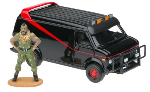 The A Team Van with Hand Painted Mr T Action Figure