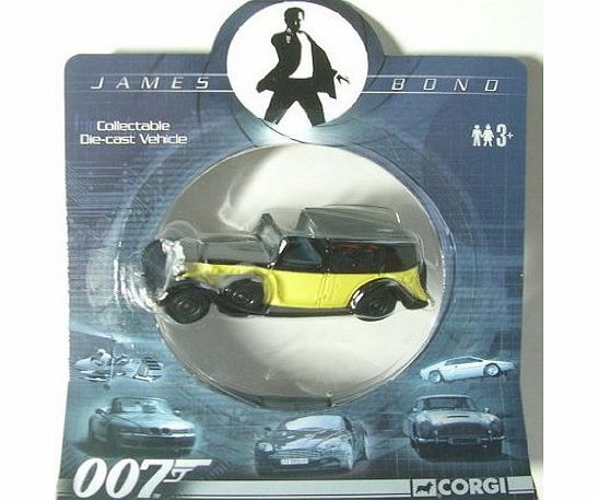TY95609 James Bond Rolls Royce Sedance Goldfinger Die Cast Car