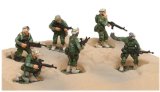 USMC Infantry Set - 1st Marine Division - Woodland Camouflage - 6 piece set